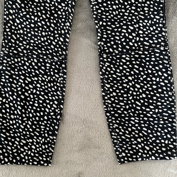 Tory Burch POny Walker Dotted Black White Cargo Pants Women's 28 - Picture 12 of 12